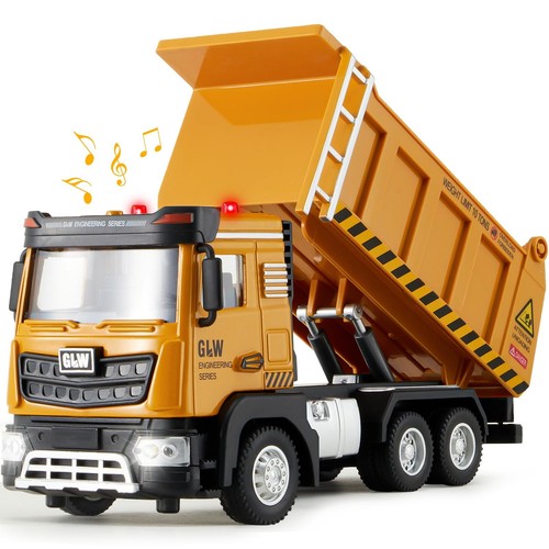 Construction Dump Truck Toy for Boys - 140 Alloy Realistic Excavator Pull Bac...