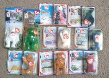 Vintage McDonald's TY Teenie Beanie Babies Lot Retired Tag Errors