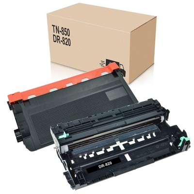 4 TN850 + 2 DR820 Toner Drum Fit for Brother MFC-L5700DW L5900DW L6700DW L6750DW
