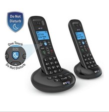 Bt 3570 Twin Cordless Phone With Answer Machine Loud Speaker Call Blocker