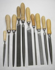 10 lime tronco piatto - lima ad anello - confezione quadrata strumento orafo