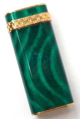 Cartier Lighter Panthere Green Marble Gold Hardware Santos Japan France