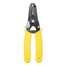 Wire Stripper Professional Wire Crimper Tool with Yellow PVC Handle