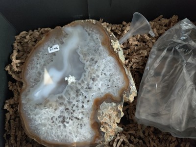 Agate Rock Oil Candle 