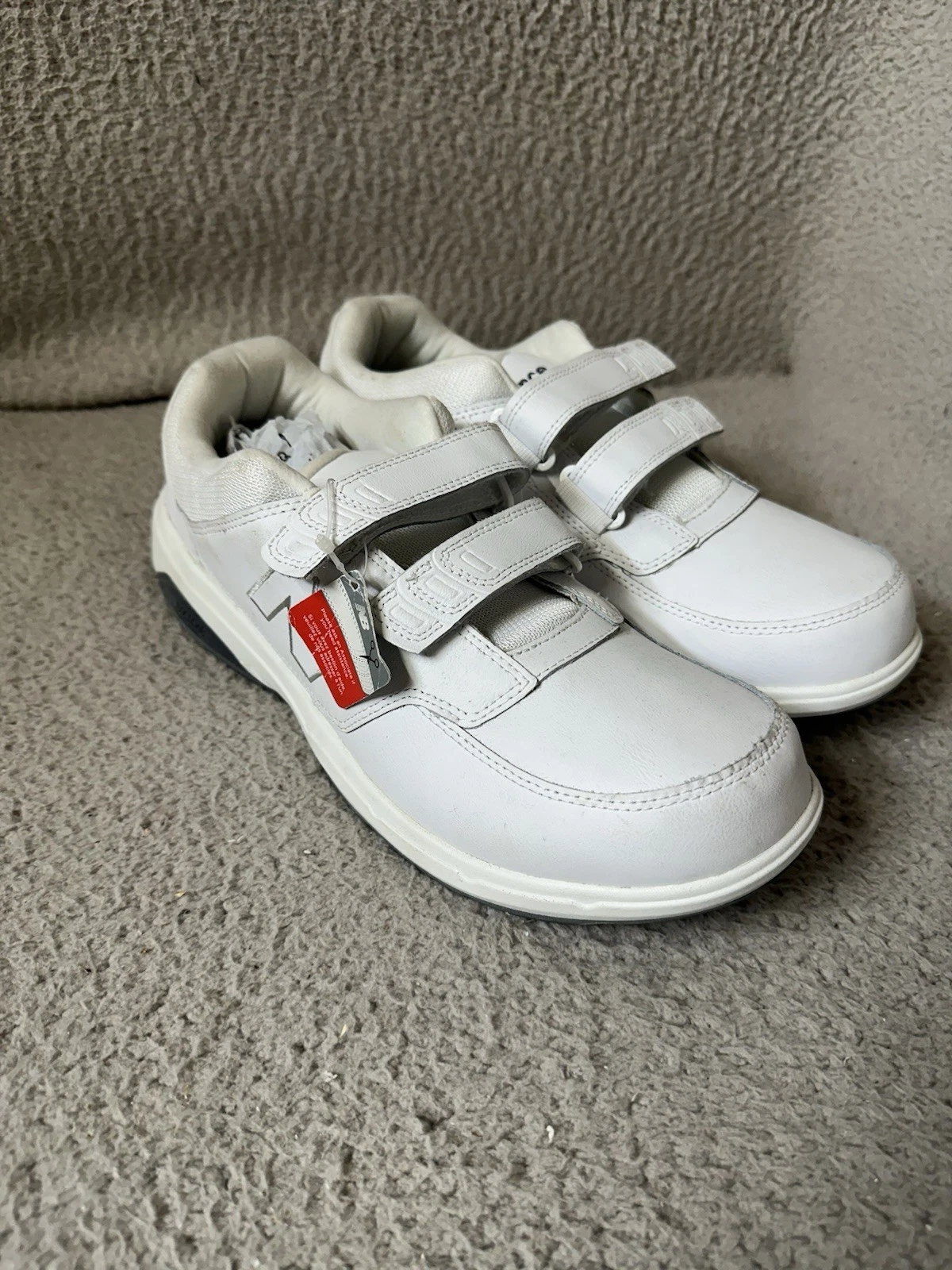 Scarpe da passeggio New Balance 813 cinturino in pelle bianco uomo 11 5 4E MW813HWT