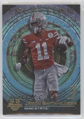 2022 Bowman Inception University Aqua Foil V1 131/199 Jaxon Smith-Njigba #72 8em
