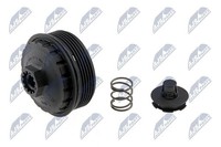 NTY CCL-FR-007 Deckel, ÖLfiltergehäUse FüR Ford Passend FüR Nissan Renault