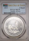 2021 Silver Krugerrand 1 oz — photo from another recent sale