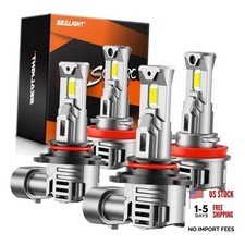 9005 H11 Lights Bulb Combo - 80000LM - 800 More Light - High 9005 h11