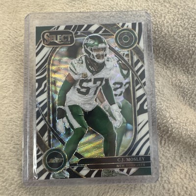 2024 Panini Select Football Club Level Zebra Prizm SSP C.J. Mosley