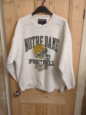 Vintage Notre Dame Fighting Irish Galt Sand Sweatshirt Size XL P2P 27