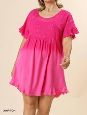 Umgee Dip Dye Pocket Dress Size XL