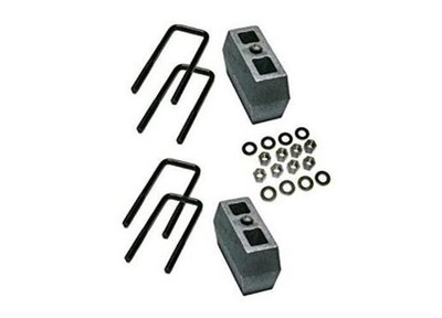 RealTruck  4'' Block Kit for Dodge 1/2 Ton Pickup | Rear Lift Blocks, U-Bolts, 