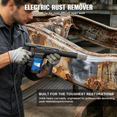 Electric Needle Scaler Needle Derusting Gun Marine110V Rust Removal Tool
