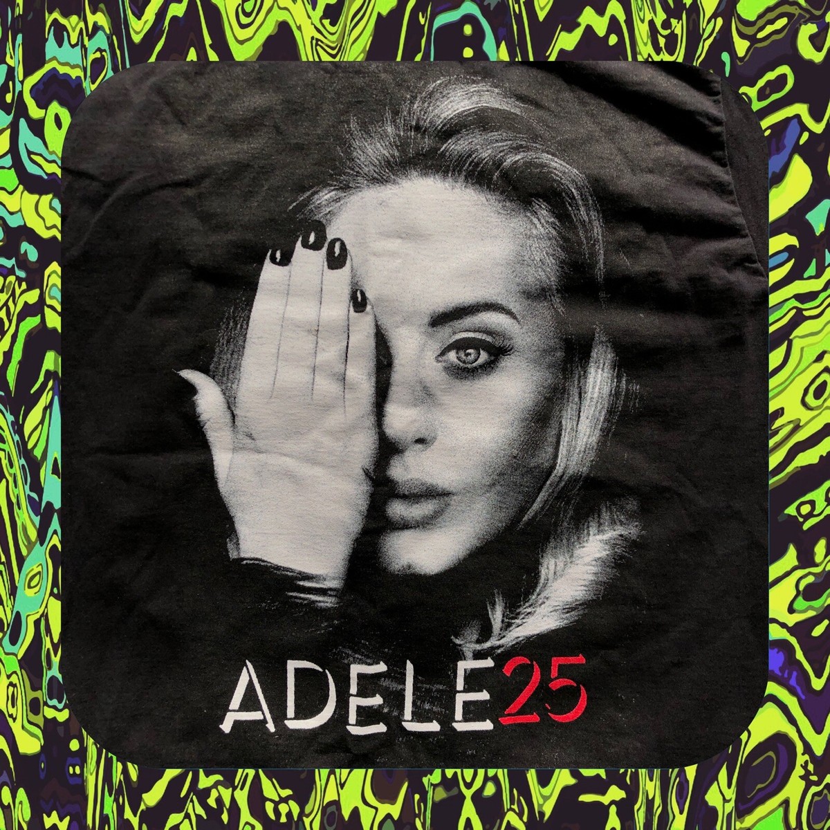 UNWORN ADELE 25 CONCERT T-Shirt 2016 European Tour DEADSTOCK Small 