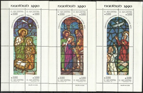 Argentinien Briefmarke 1723-1725 - 90 Weihnachten