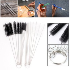 Nylon Straw Brush Cleaner Bottle Tube Pipe Small Long Cleaning Tool 10Pcs Set   