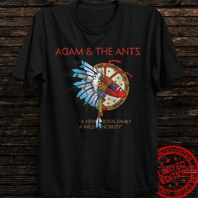 Adam & The Ants Rock Band TShirt Adam Ant Kings of the Wild Frontier Dog Eat Dog