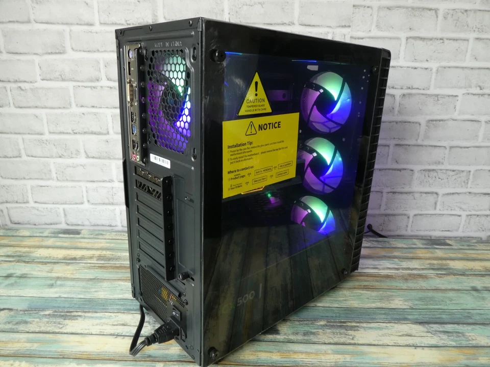 Custom Gaming Desktop PC Intel i7 Quad 16 GB 512GB 3TB HDD Nvidia K4200 4 GB GPU - Image 4 of 4