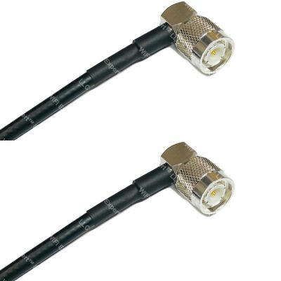 USA-CA RG58 TNC Male Angle to TNC Male Angle Coaxial RF Pigtail Cable