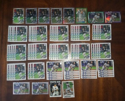 NICK MADRIGAL 2021 Topps RC LOT x89 GOLD #d RAINBOW GREEN FOIL CHROME REFRACTOR