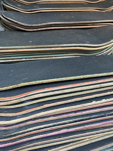 Lot of 12 Used Skateboard Decks For DIY Art Project FREE SHIPPING wood Recycle