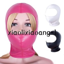 Unisex Face Mask Hood Head Harness Mask Slaver Constraint Couples Flirt