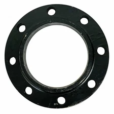 Black Steel Slip On Flange 4" Pipe Size, Weld, ANSI Class 150 Raised Face