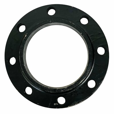 Black Steel Slip On Flange 4'' Pipe Size, Weld, ANSI Class 150 Raised Face