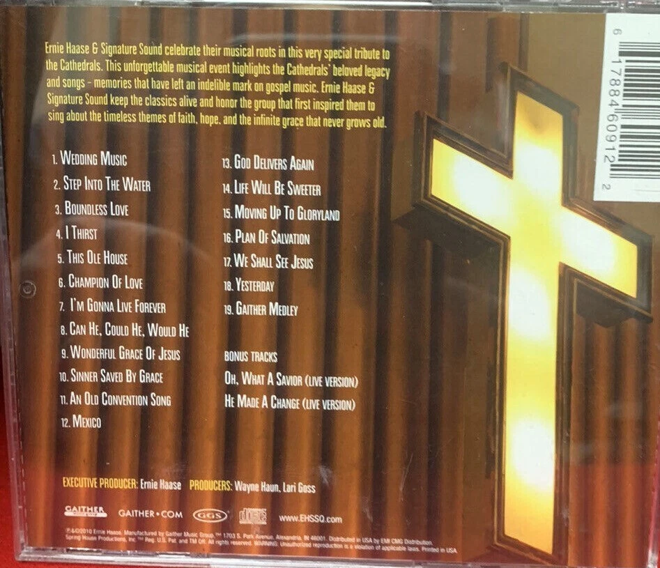 Ernie Haase & Signature Sound : A Tribute To The Cathedral Quartet CD VGC - Image 2 of 3