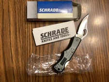 Schrade AP35 Apex One Hand Open LocKback Knife - Stainless Steel Blade