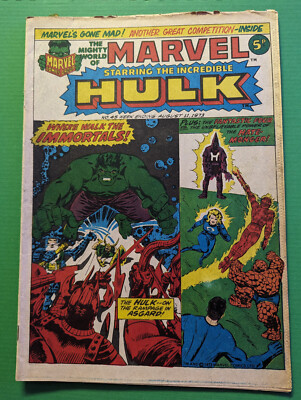 The Mighty World of Marvel #45, August 11th 1973, Marvel UK Comic 