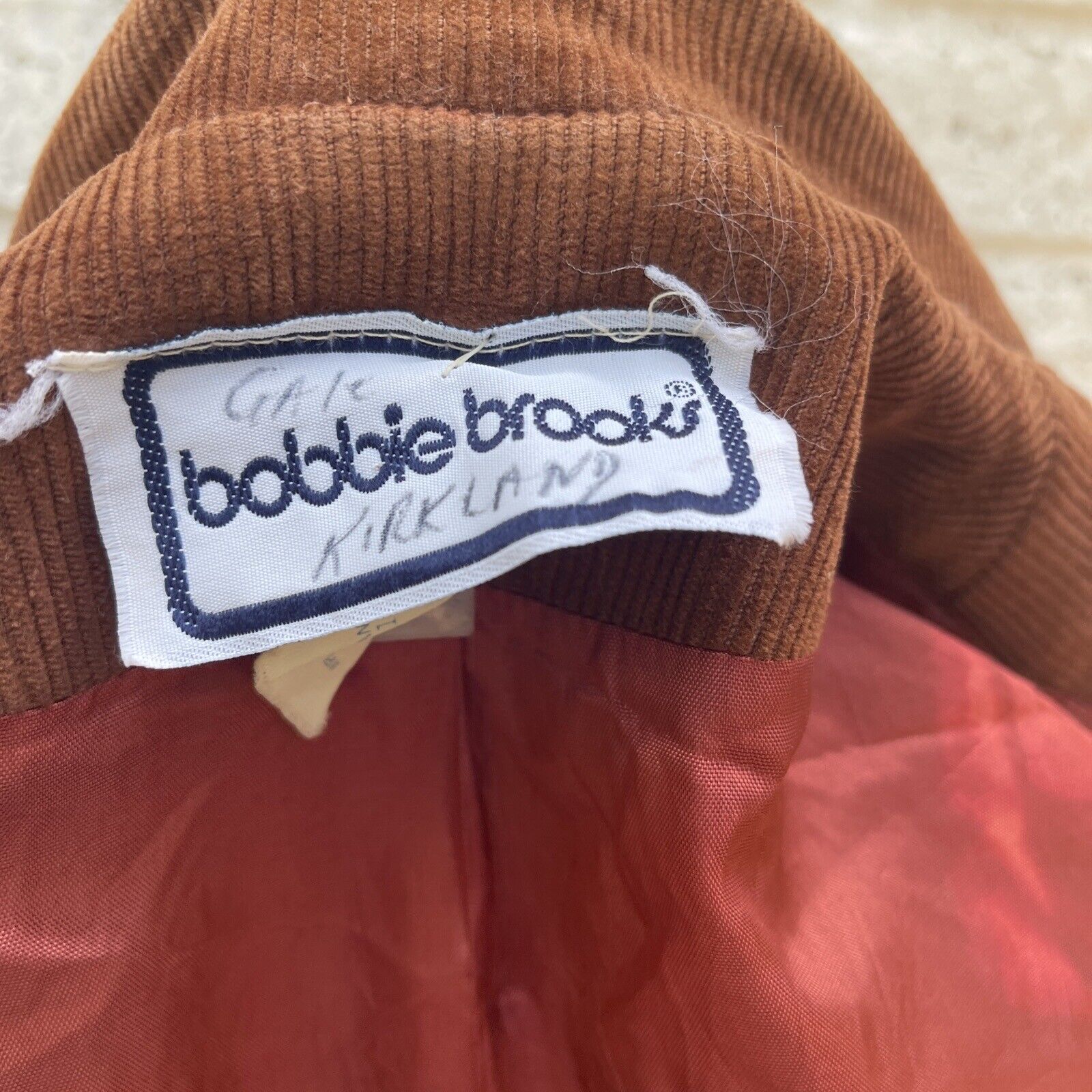 Vintage Bobbie Brooks Blazer Union Made Brown Siz… - image 11