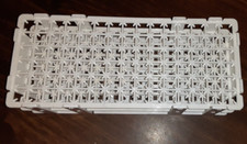 SP Bel-Art No-Wire Test Tube Rack; For 10-13mm Tubes, 90 Places, White