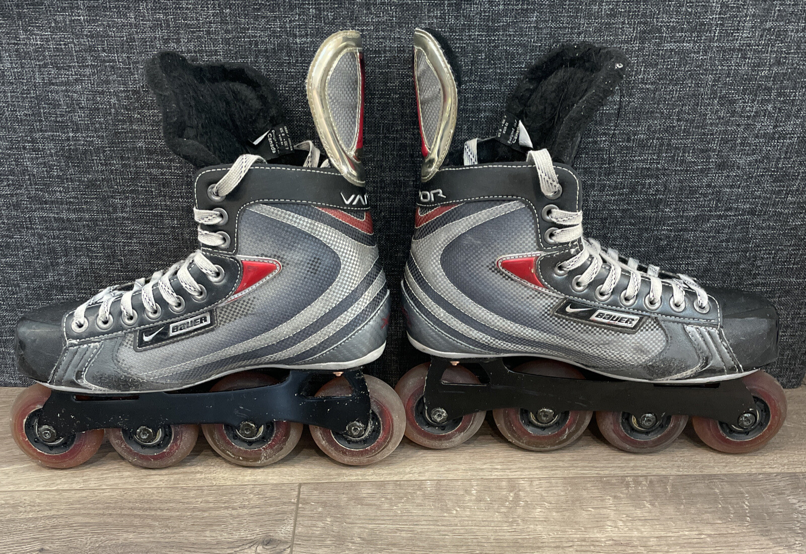 Nike Bauer XXR Vapor Hockey Rollerblades / Inline Skates 6.5R Size 8 US
