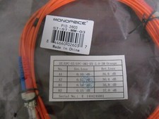  QTY 6 ST-ST-MM-03 MONOPRICE CABLE ST/UPC-ST/UPC- 0M1-DX-2.0-3M