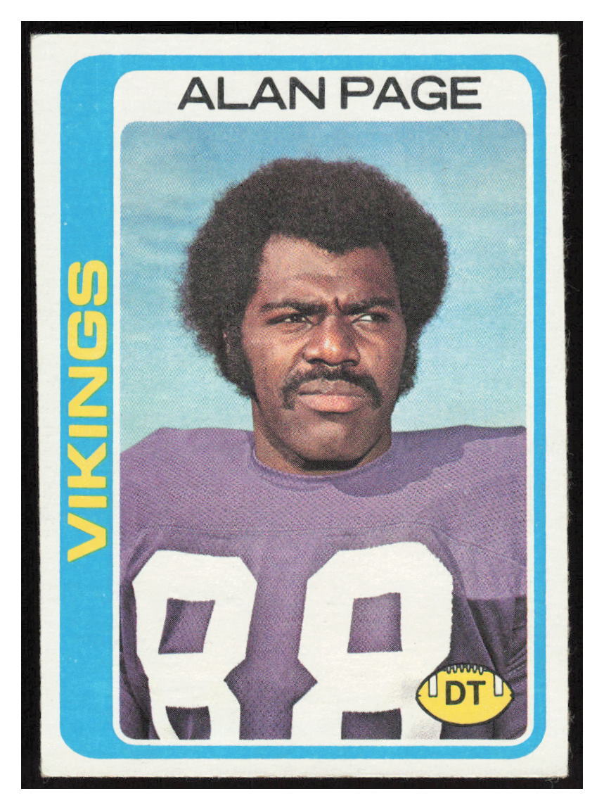 Alan ページ 1978 Topps #406 Alan Page - Minnesota Vikings | eBay