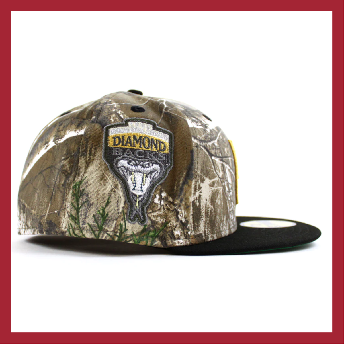 ARIZONA DIAMONDBACKS Real Tree Camo SZ 7 3/8 eCapCity New Era