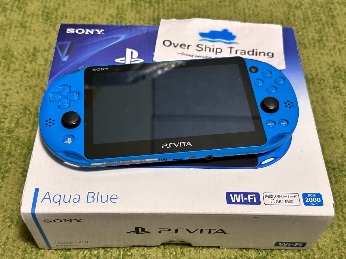 PlayStation PS Vita Wi-Fi Console 2000 SONY Aqua Blue PCH PlayStation PS Vita Wi-Fi Console 2000 SONY Aqua Blue PCH
