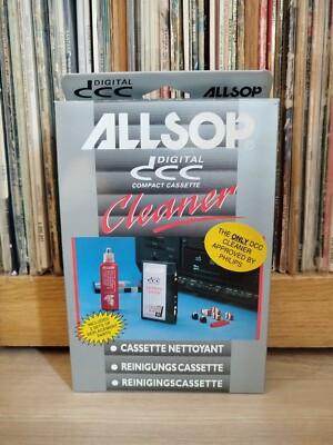 DCC head cleaning digital compact cassette by Philips Allsop3