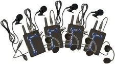 Vocopro UHF Wireless Bodypack Microphone Set (4 bodypacks) UBP-8 (UVWX)