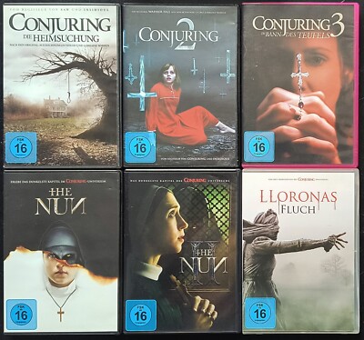 CONJURING 1-3 + Lloronas Fluch + The Nun 1-2 DVD  Set von James Wan / M. Chavez