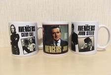THE AVENGERS MUGS 18 Custom designed brand new RARE LTD steed peel rigg macnee