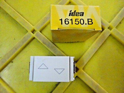 VIMAR IDEA 16150.B UP/DOWN SWITCH 1P 10A WHITE