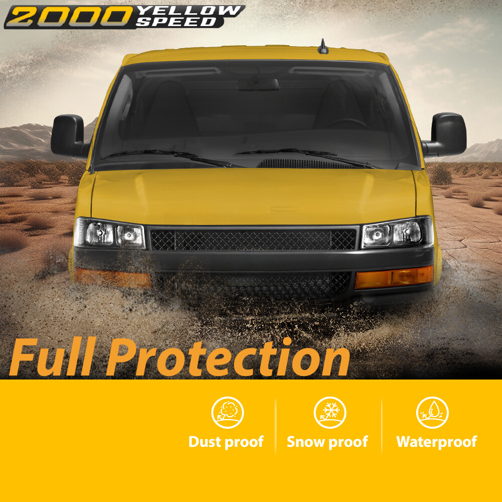 Fit For 96-17 Chevy GMC Express Left&Right Side Windshield Wiper Cowl Vent Cover