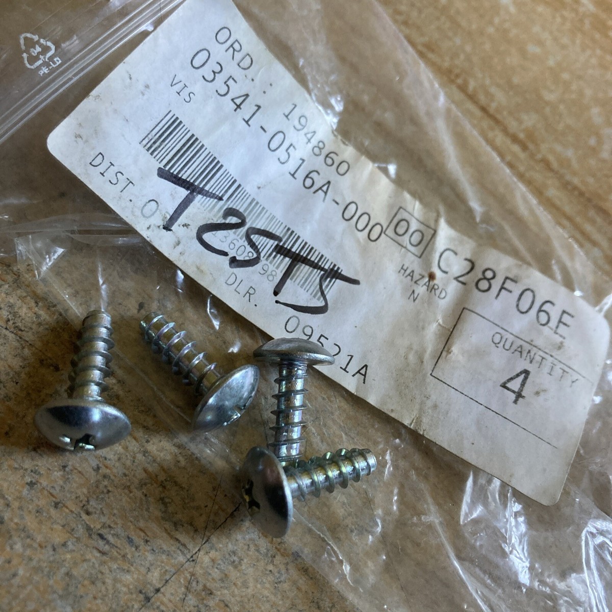 Suzuki 03541-0516A X4 Fairing Screw GSX-R1000 DL650 GSX1300R GSX