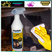 Pulitore Spray per Vetro STUFE Camino caminetto Termocamino  Ml.750 MAURER