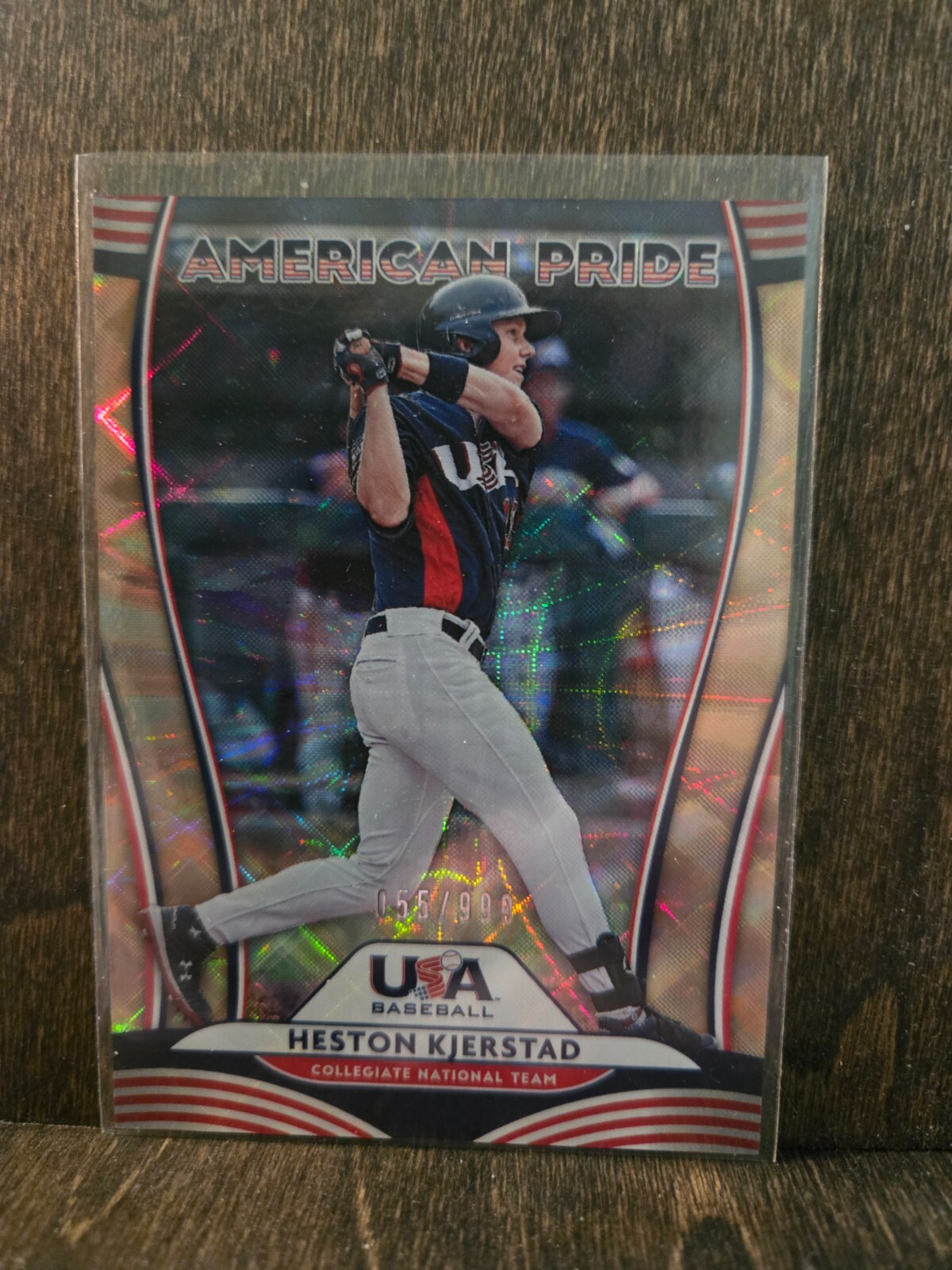 2020 Donruss #AP23 Heston Kjerstad / Jo Adell American Pride #D /999