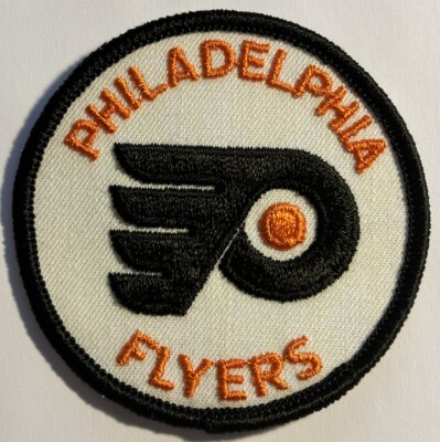 PHILADELPHIA FLYERS OFFICIAL NHL 3 INCH ROUND HOCKEY PATCH DIRECT FROM FACTORY