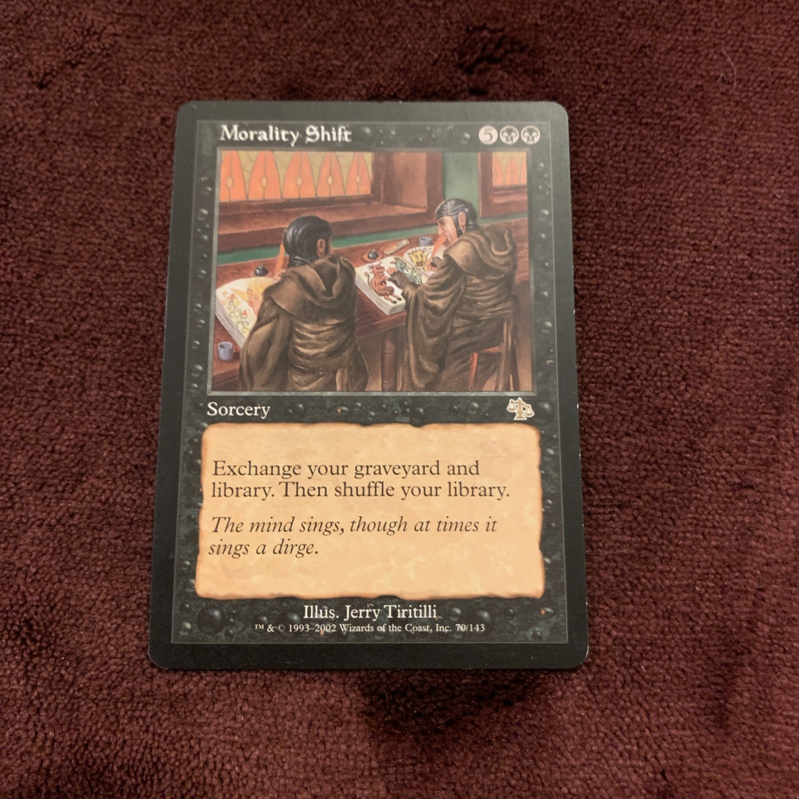 Morality Shift Judgment Regular NM Near Mint MTG Card Magic The Gathering